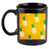 Pineapple Tropical Summer 11oz C Handle Ceramic Mug