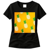 Pineapple Tropical Summer Womens T-Shirt