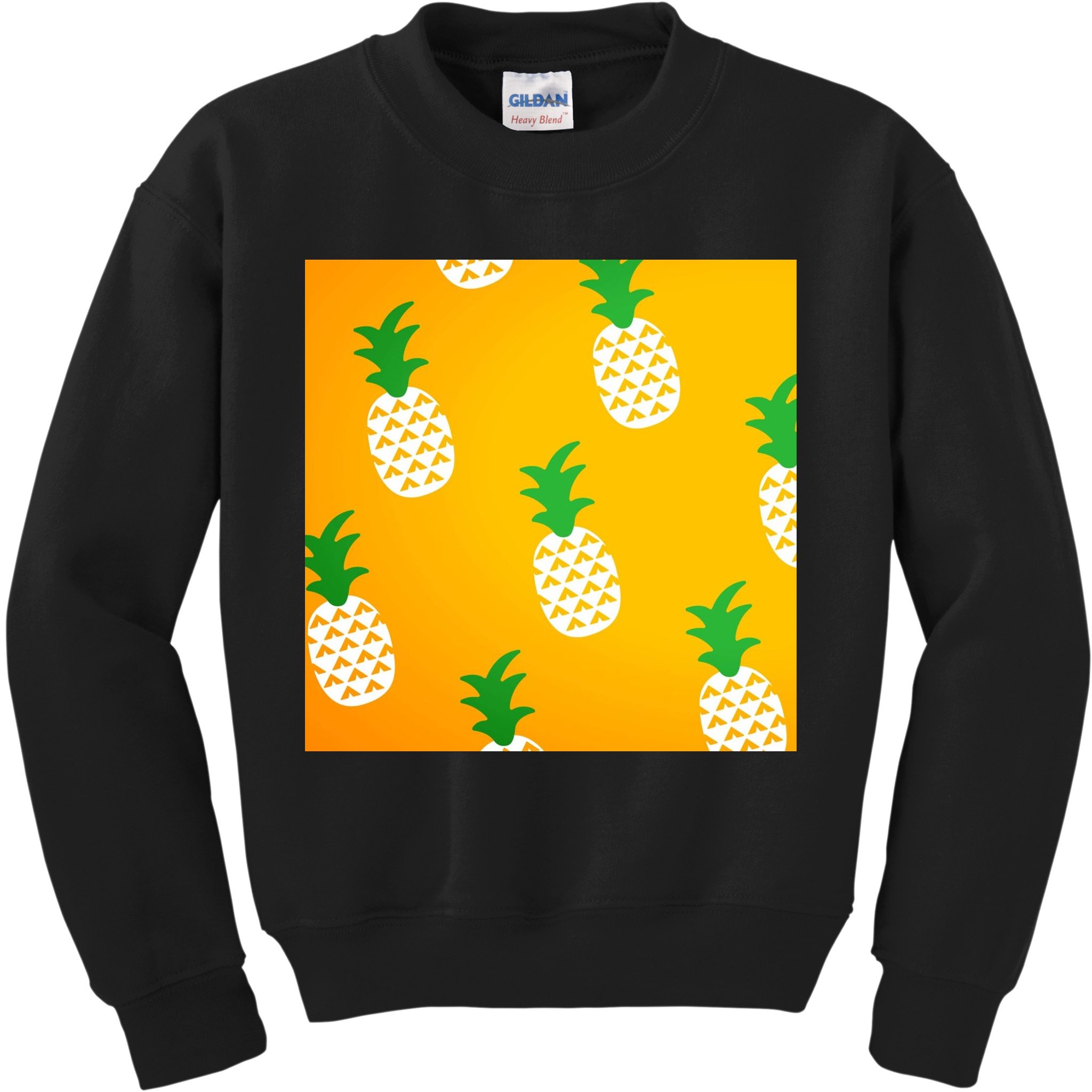 Pineapple Tropical Summer Kids Sweatshirt