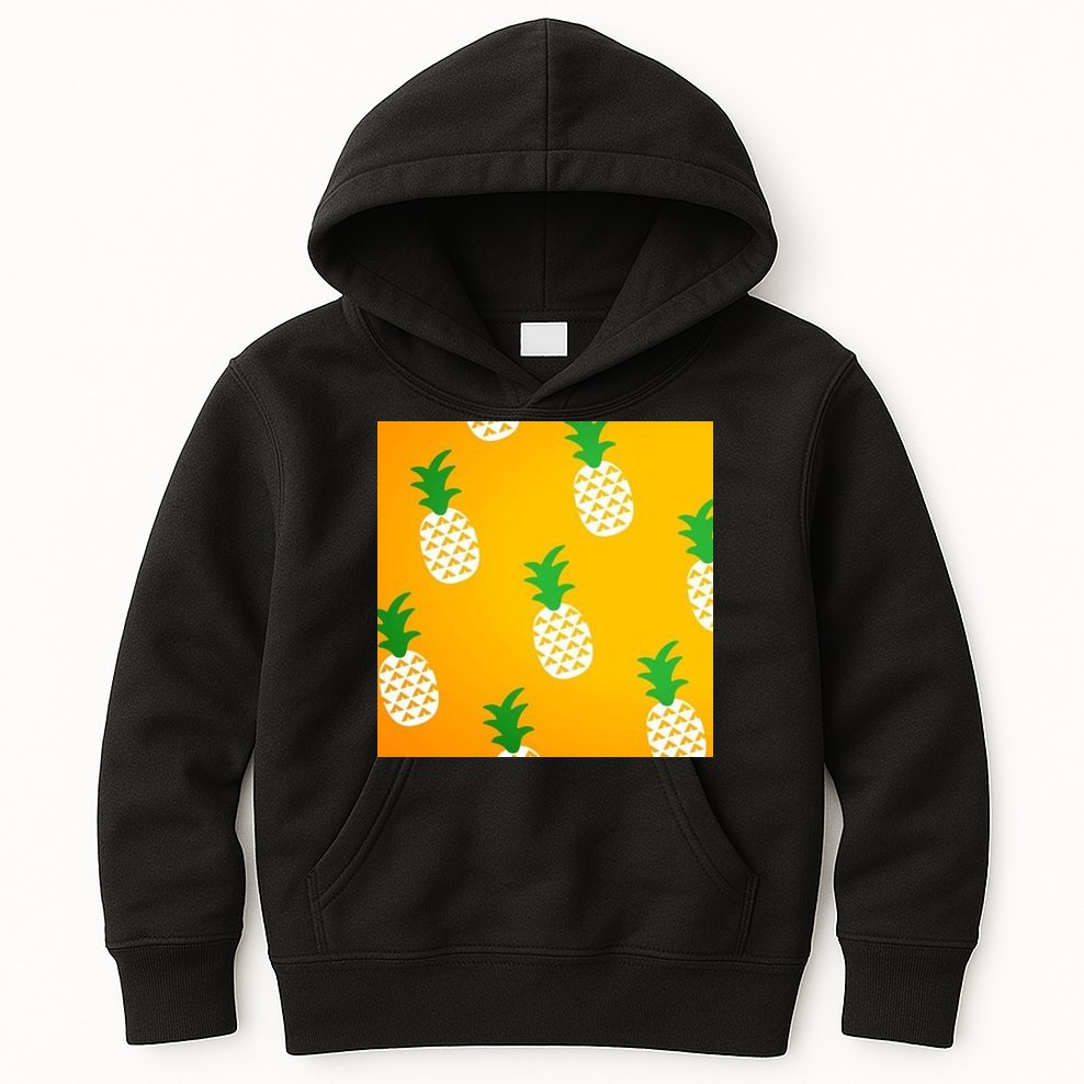 Pineapple Tropical Summer Kids Hoodie