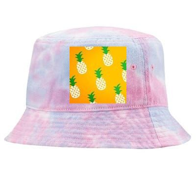 Pineapple Tropical Summer Tie-Dyed Bucket Hat