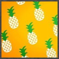 Pineapple Tropical Summer Vector Backpack