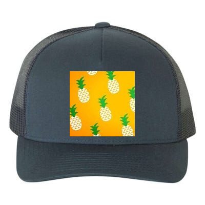 Pineapple Tropical Summer Yupoong Adult 5-Panel Trucker Hat