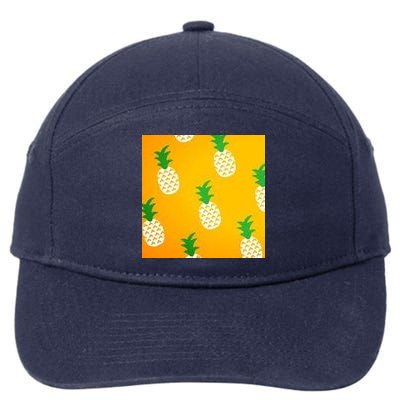 Pineapple Tropical Summer 7-Panel Snapback Hat