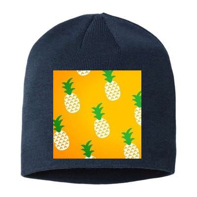 Pineapple Tropical Summer Sustainable Beanie