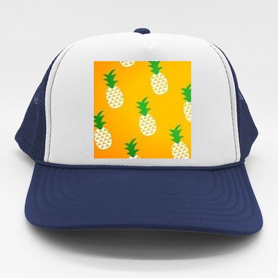 Pineapple Tropical Summer Trucker Hat