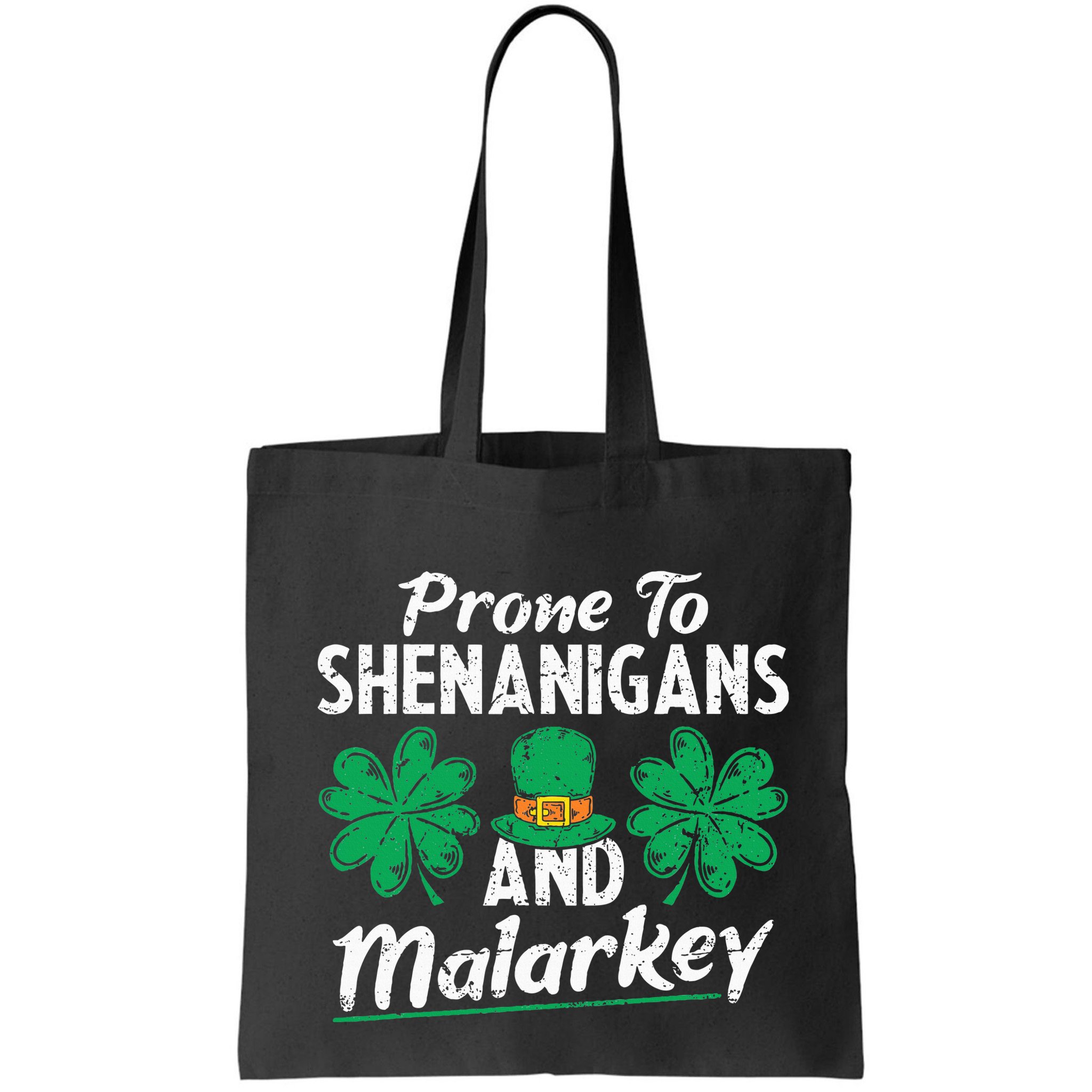 Prone To Shenanigans And Malarkey Clovers Shamrock Vintage Bag