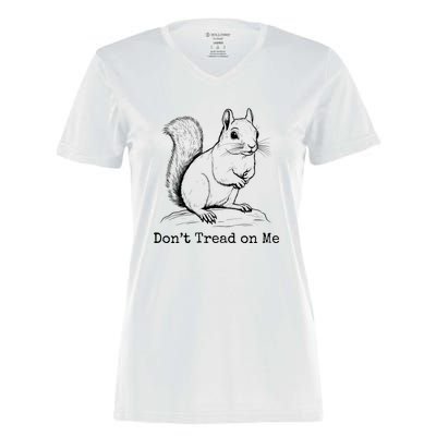 Peanut The Squirrel DonT Tread On Me Women's Momentum V-Neck T-Shirt