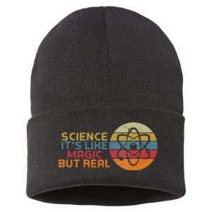 Periodic Table Student Science Its Like Magic But Real Sustainable Knit Beanie