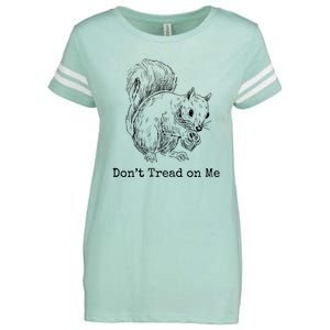 Peanut The Squirrel DonT Tread On Me Enza Ladies Jersey Football T-Shirt