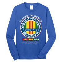 Proud To Serve Vietnam Veterans Associates Of America Funny Gift Long Sleeve Shirt