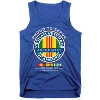 Proud To Serve Vietnam Veterans Associates Of America Funny Gift Tank Top