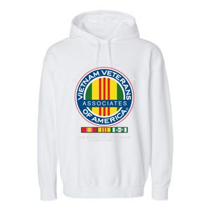 Proud To Serve Vietnam Veterans Associates Of America Funny Gift Garment-Dyed Fleece Hoodie