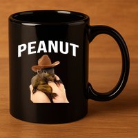 Peanut The Squirrel 11oz C Handle Ceramic Mug