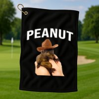 Peanut The Squirrel Golf Towel