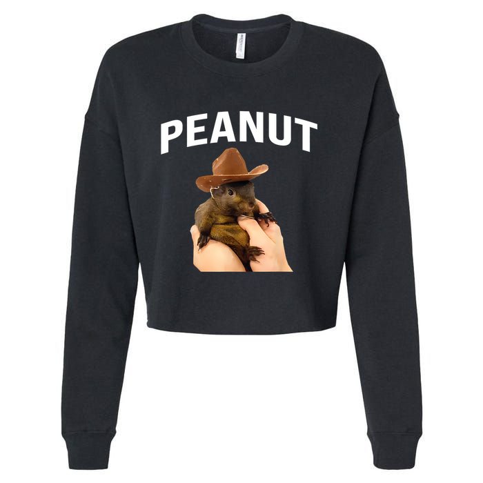 Peanut The Squirrel Cropped Pullover Crew