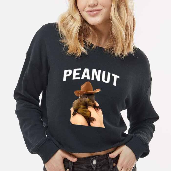 Peanut The Squirrel Cropped Pullover Crew
