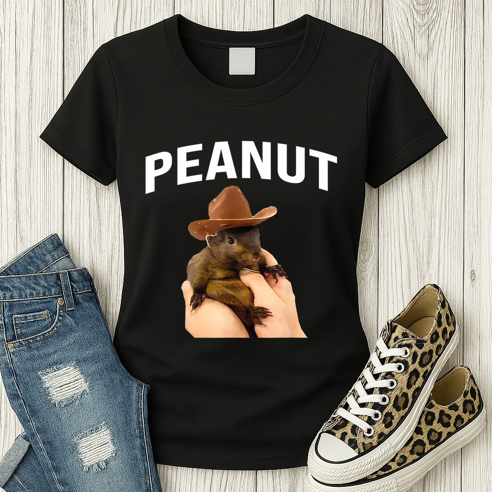 Peanut The Squirrel Womens T-Shirt