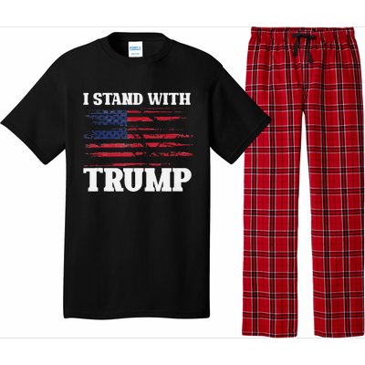 Pro Trump Supporter Trump I Stand With Trump Pajama Set