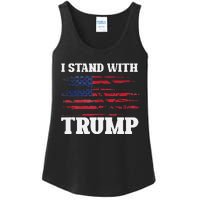 Pro Trump Supporter Trump I Stand With Trump Ladies Essential Tank