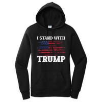 Pro Trump Supporter Trump I Stand With Trump Women's Pullover Hoodie