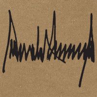 President Trump Signature Cotton Canvas Backpack