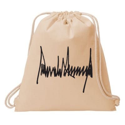 President Trump Signature Drawstring Bag