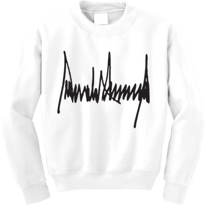 President Trump Signature Kids Sweatshirt