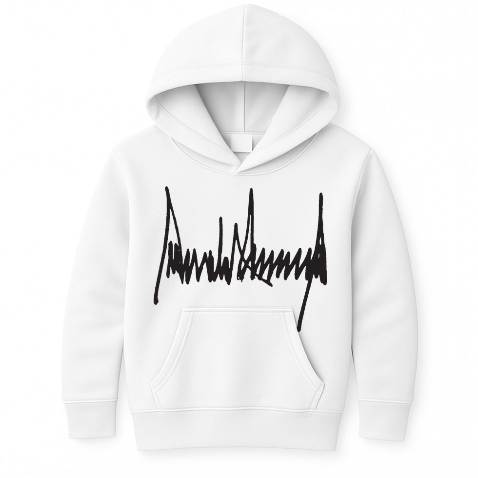 President Trump Signature Kids Hoodie