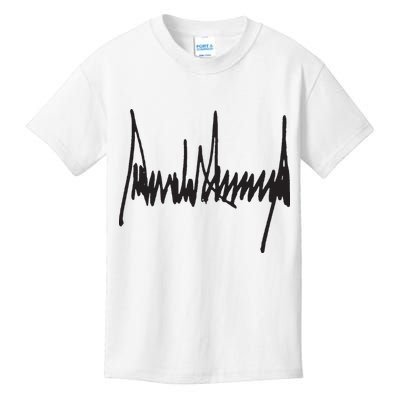 President Trump Signature Kids T-Shirt
