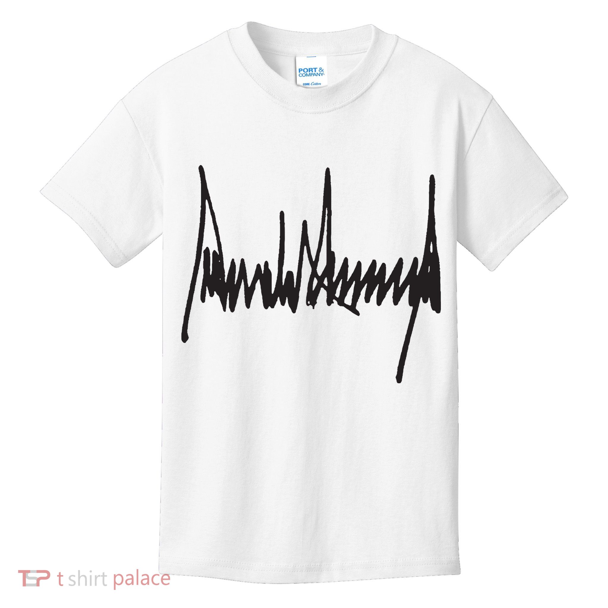 President Trump Signature Kids T-Shirt