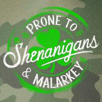 Prone To Shenanigans And Malarkey St Patrick's Day Shamrock Legacy Tie Dye Trucker Hat