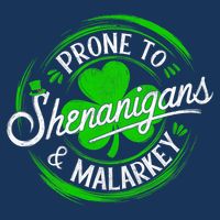 Prone To Shenanigans And Malarkey St Patrick's Day Shamrock Infant Baby Jersey Bodysuit
