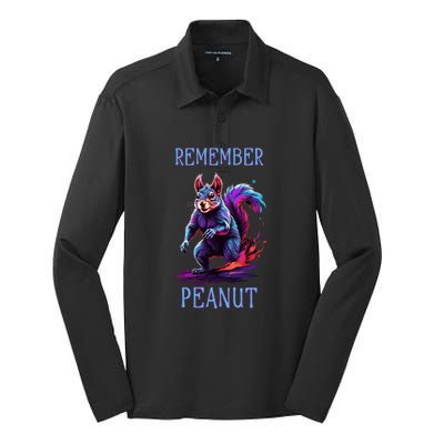 Peanut The Squirrel Conservative Maga Silk Touch Performance Long Sleeve Polo