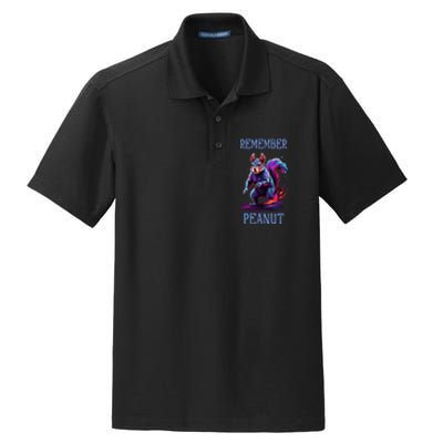 Peanut The Squirrel Conservative Maga Dry Zone Grid Polo