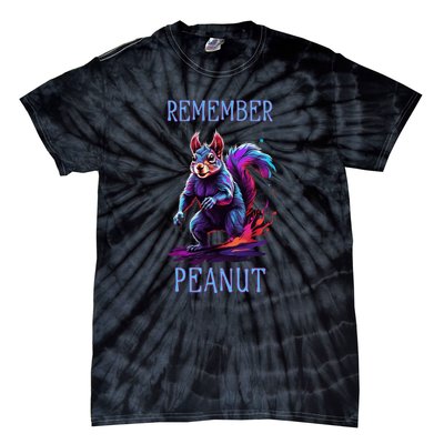 Peanut The Squirrel Conservative Maga Tie-Dye T-Shirt