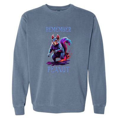 Peanut The Squirrel Conservative Maga Garment-Dyed Sweatshirt