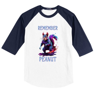 Peanut The Squirrel Conservative Maga Baseball Sleeve Shirt