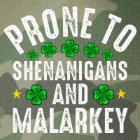 Prone To Shenanigans And Malarkey St Patricks Day Legacy Tie Dye Trucker Hat