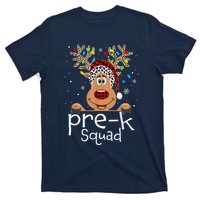 Pre-K Teacher Squad Reindeer Funny Teacher Christmas Xmas T-Shirt