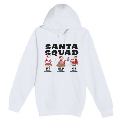 Physical Therapy Santa Squad Christmas Ot Pt Premium Pullover Hoodie