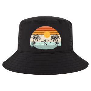 Palm Trees Summer Vacation Beach Sunshine Summer Retro Gifts Cool Comfort Performance Bucket Hat