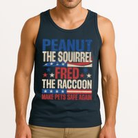 Peanut The Squirrel Fred The Raccoon Make Pets Safe Again Tank Top