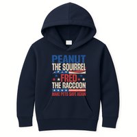 Peanut The Squirrel Fred The Raccoon Make Pets Safe Again Kids Hoodie