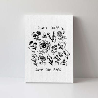 Plant These Save The Bees Sunflower Fennel Asre Lavender Farm Canvas