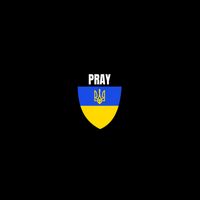 Pray Tactical Support Ukrainian Flag Shield I Stand With Ukraine Military Cooling Performance Crew T-Shirt