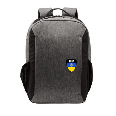 Pray Tactical Support Ukrainian Flag Shield I Stand With Ukraine Military Vector Backpack