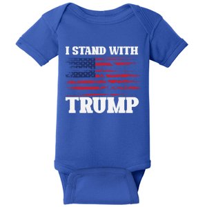 Pro Trump Supporter Trump Gift I Stand With Trump Gift Baby Bodysuit