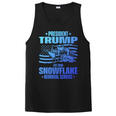 President Trump Snowflake Removal Service Funny Trump 2024 Cool Gift PosiCharge Competitor Tank