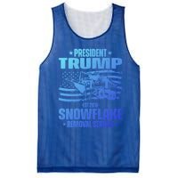 President Trump Snowflake Removal Service Funny Trump 2024 Cool Gift Mesh Reversible Basketball Jersey Tank